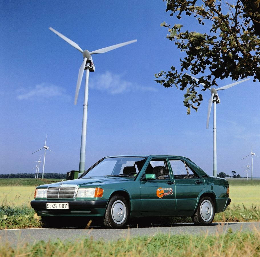 Erprobungsfahrzeug Mercedes-Benz E 190 Elektro (1991).