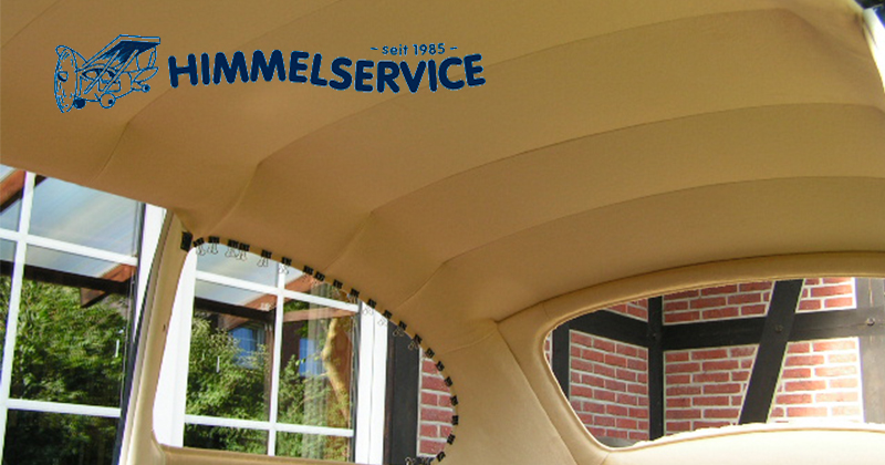 Dachhimmel komplett TMI, mit Ausschnitt für Fenster, für Schiebedachmodell,  Mohair Stoff, 3/1955-7/1963 - #76 Beige 20-2110-76
