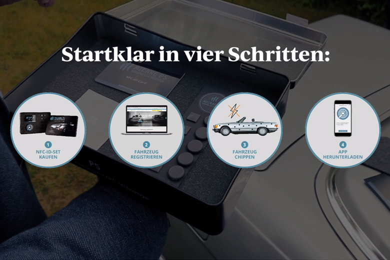Oldtimer Diebstahlschutz - NFC-CHIP-Set | CLASSIC-PORTAL.com