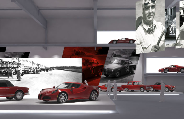 Ausstellung „Mythos Alfa Romeo“ im Technikmuseum Sinsheim.