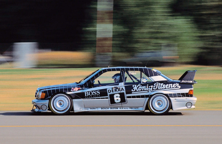 Im ersten Lauf des Flugplatzrennens in Diepholz am 5. August 1990 holte Kurt Thiim mit dem AMG Mercedes-Benz 190 E 2.5-16 Evolution II DTM-Renntourenwagen den ersten Sieg für das Fahrzeug