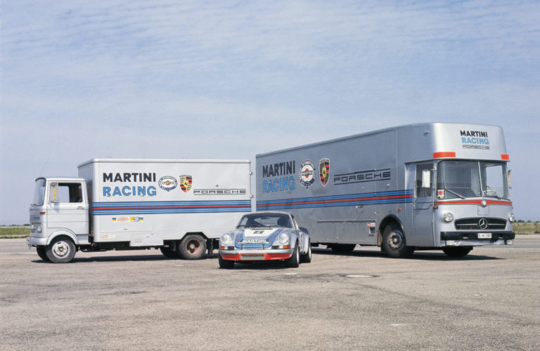 Porsche 718 Formel 2 (links) und Porsche 804 Formel 1 auf dem Solitude-Ring.