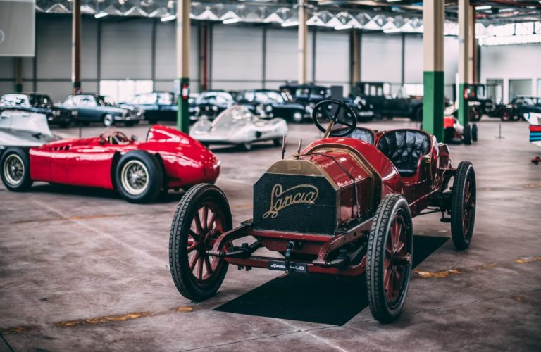 „Heritage Hub“ der Marken Fiat, Lancia und Abarth in Turin.