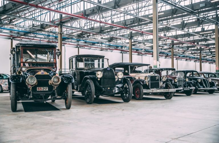 „Heritage Hub“ der Marken Fiat, Lancia und Abarth in Turin.