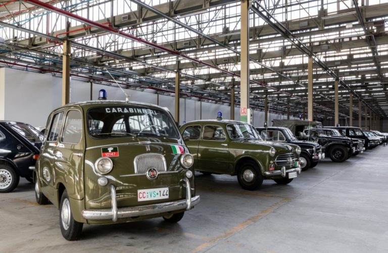 „Heritage Hub“ der Marken Fiat, Lancia und Abarth in Turin.