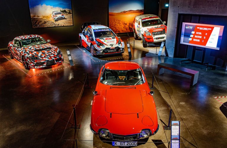 Ausstellung „Racing & Innovation – a Retrospective of Toyota in Motorsport“ im Museum Art & Cars in Singen.