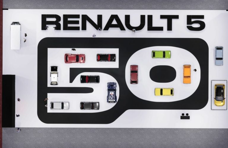 Im Zeichen von 50 Jahren R 5: Geplanter Stand von Renault auf der Retromobile 2022.